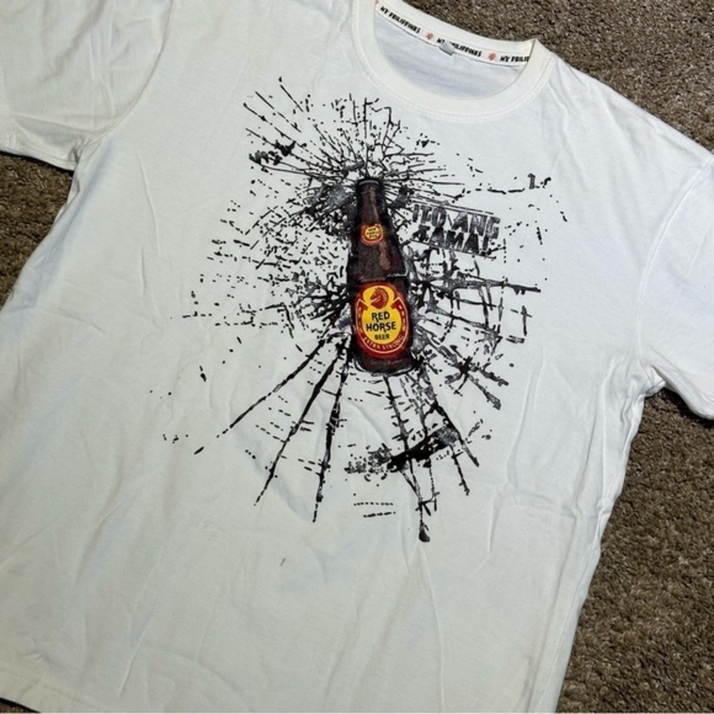 My Philippines red horse beer tshirt kc